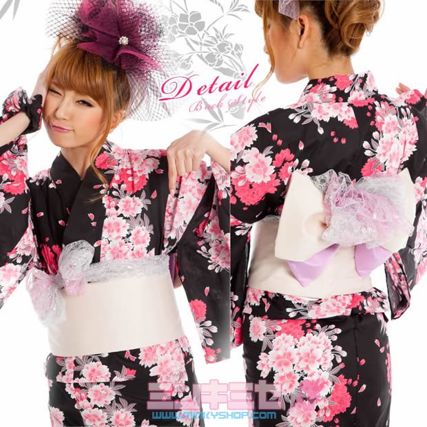 Shibuya Gyaru Sakura Yukata Set